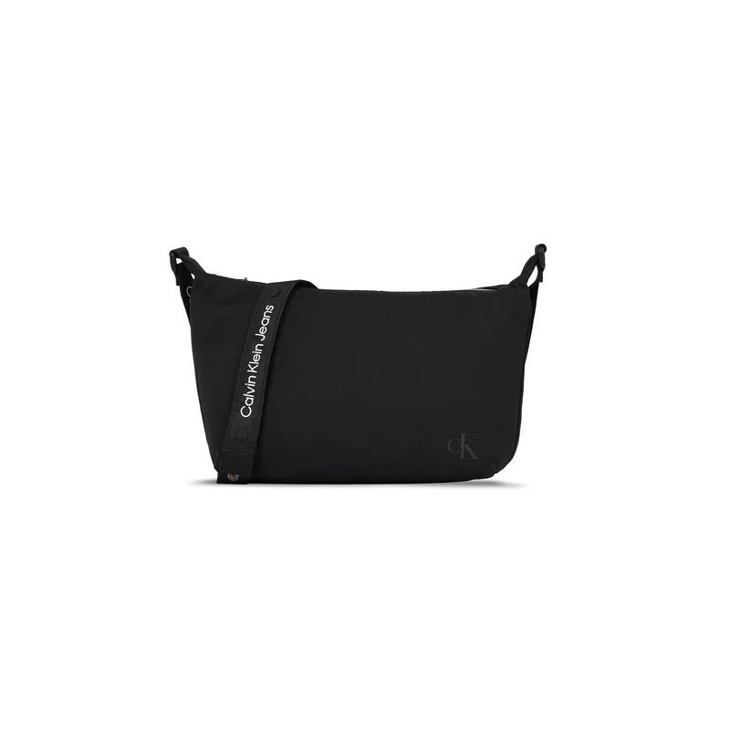 Calvin Klein Accessori Ultralight Shoul Bag 28 Blk Borsa Banana Tela Canvas Nera Donna - Giuglar