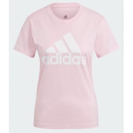 Adidas W Bl T Clpink/White T-Shirt M/M Rosa Donna - Giuglar
