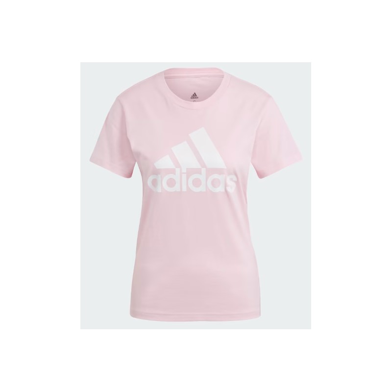 Adidas W Bl T Clpink/White T-Shirt M/M Rosa Donna - Giuglar