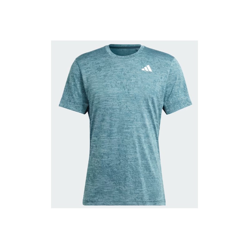 Adidas T Freelift Tee T-Shirt M/M Azzurro Melange Uomo - Giuglar
