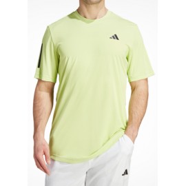 Adidas Club 3Str Tee T-Shirt M/M Verde Lime Uomo -Giuglar