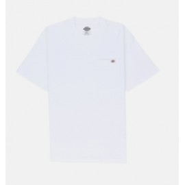 Dickies Luray Pocket Tee Ss White T-Shirt M/M Bianca Taschino Uomo - Giuglar Shop