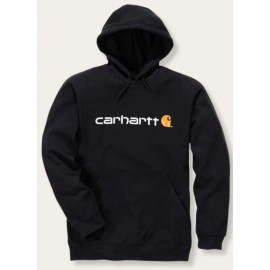 Carhartt Loose Fit Midw Logo Graph Sweat Felpa Capp Logo Linear Nera Uomo - Giuglar