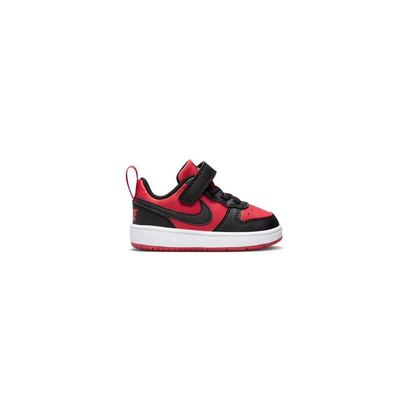 Nike Junior Court Borough Low Recraft (Td) University Red/Black Baby Bimbo - Giuglar Shop