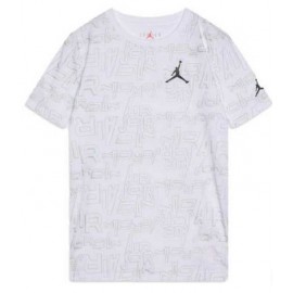 Nike Jordan Jm Clear Lane S/S Tee White T-Shirt M/M Bia Loghi Junior Bimbo - Giuglar
