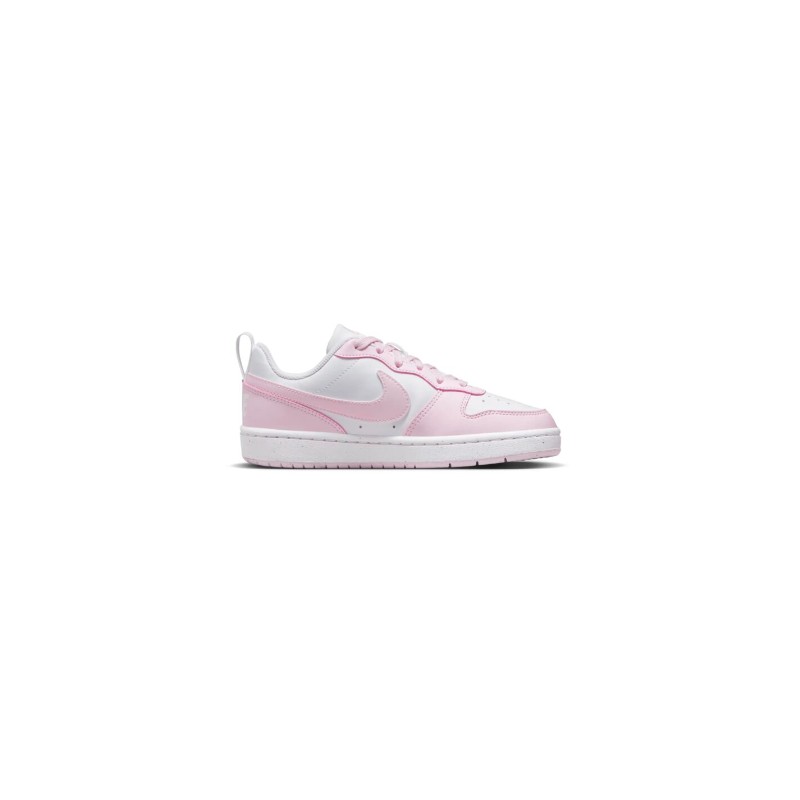 Nike Junior Court Borough Low Recraft (Gs) White/Pink Foam Junior Bimba - Giuglar