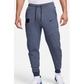 Nike Fcb M Nsw Tch Flc Jggr 3R Pantalone Tech Azzurro Uomo - Giuglar