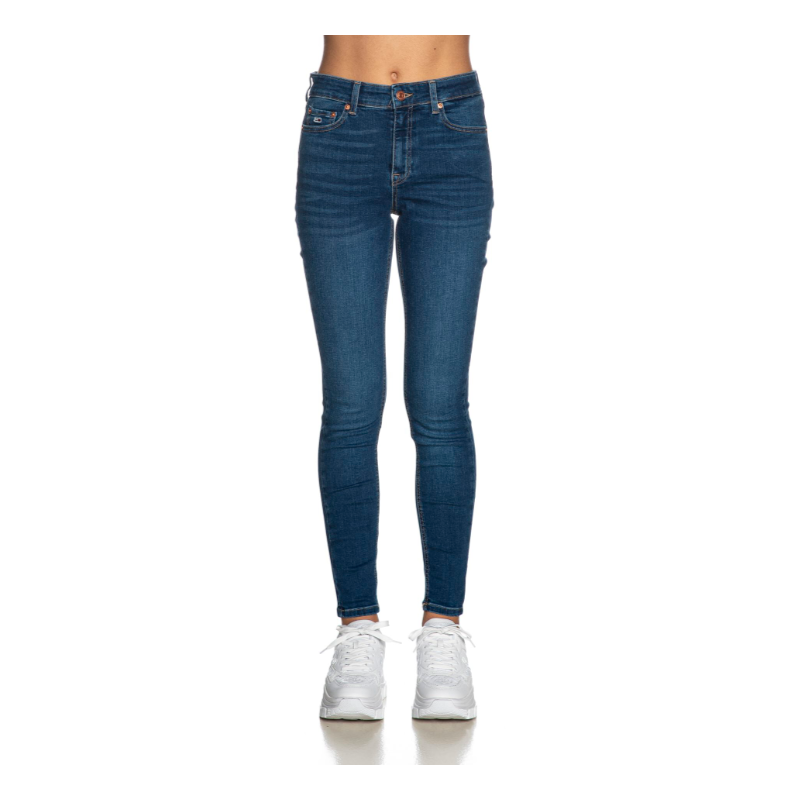 Tommy Jeans Nora Mid Skinny Ah1239 Denim Medium Jeans Donna
 - Giuglar
