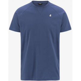 K-way Edwing Blue Fiord T-Shirt M/M Carta Da Zucchero Uomo - Giuglar