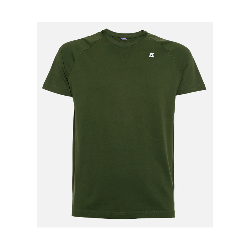 K-way Edwing Green Cypress T-Shirt M/M Verde Uomo - Giuglar