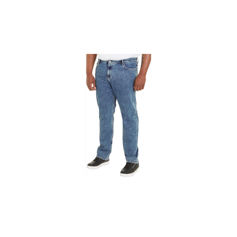 Calvin Klein Jeans Jeans Regular Taper Denim Medium Uomo - Giuglar