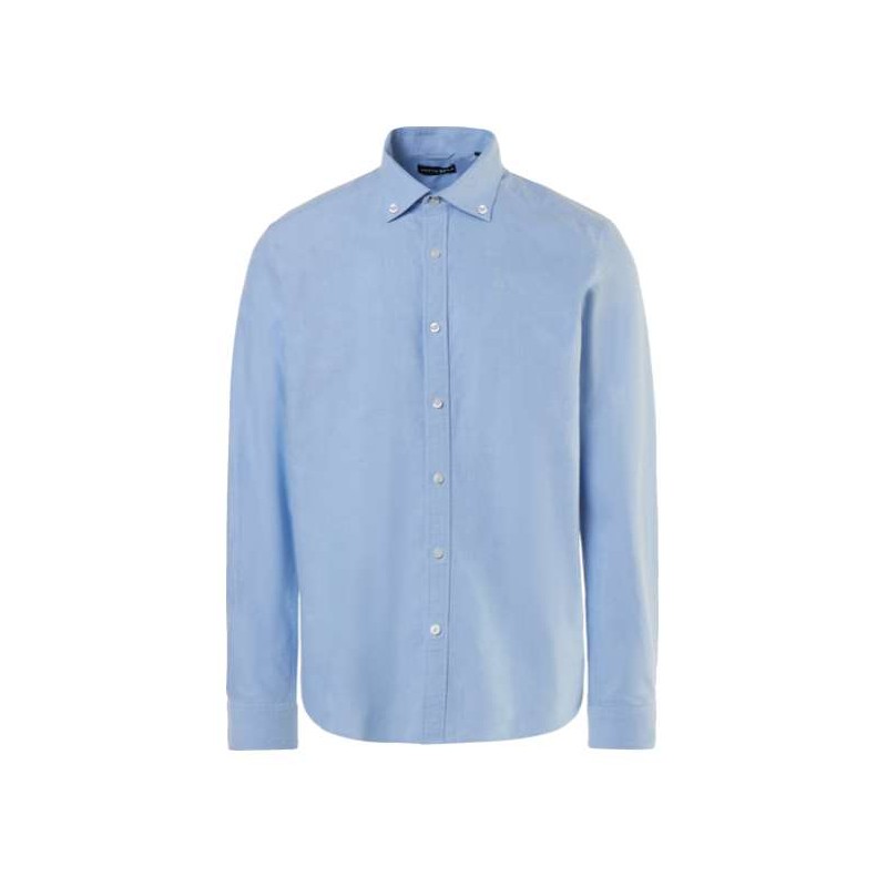 North Sails Shirt Long Sleeve Regular B.D Light Blue Camicia Azzurra Uomo - Giuglar