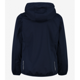 Cmp Kid G Jacket Fix Hood Blu Scuro/Fuxia Junior - Giuglar Shop