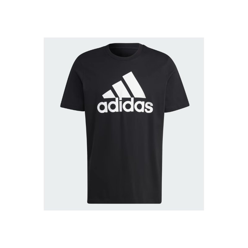 Adidas M Bl Sj T T-Shirt M/M Nera Logo Grande Triangolo Bianco Uomo - Giuglar