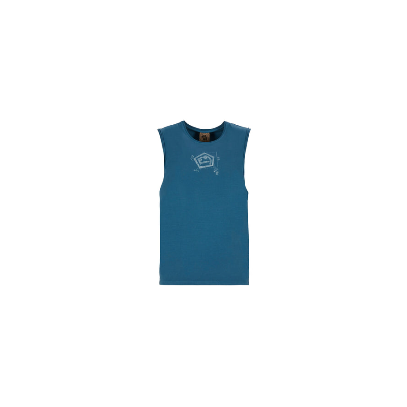 E9 Nop Kingfisher T-Shirt Senza Maniche Bluette Uomo - Giuglar Shop