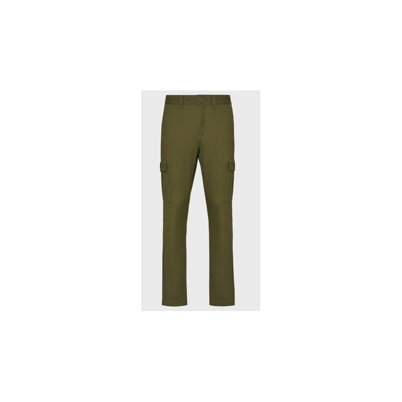 Tommy Jeans Tjm Austin Lightweight Cargo Drab Olive Green Pantalone Uomo - Giuglar Shop