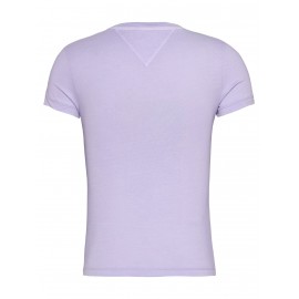 Tommy Jeans Tjw Slim Tonal Linear T-Shirt M/M Lavender Flower Donna - Giuglar Shop