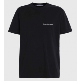 Calvin Klein Jeans Institutional Tee T-Shirt M/M Nera Uomo - Giuglar Shop