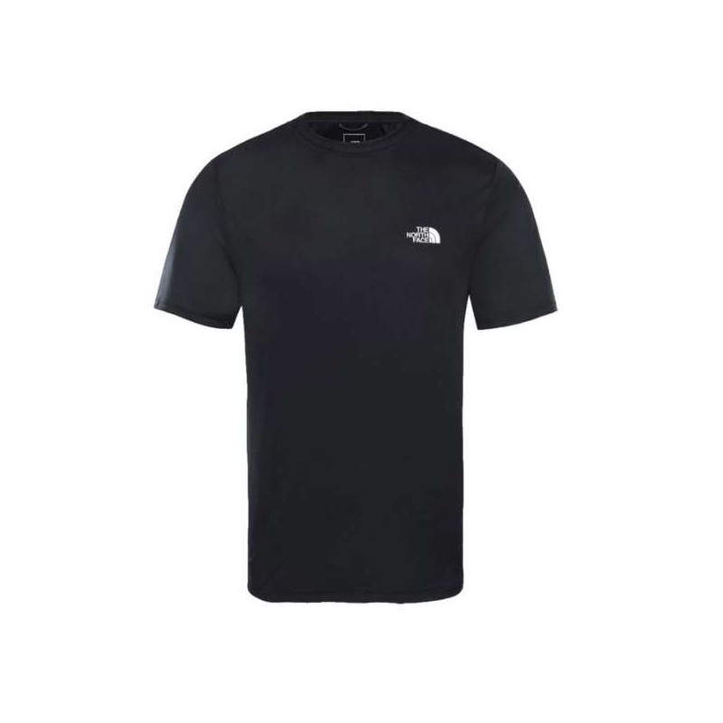 The North Face MenS Reaxion Amp Crew T-Shirt M/M Poliestere Nera Uomo - Giuglar
