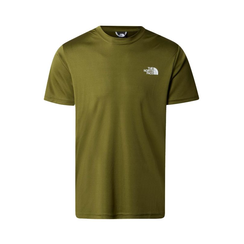 The North Face MenS Reaxion Red Box T-Shirt M/M Poliestere Forest Olive Uomo - Giuglar
