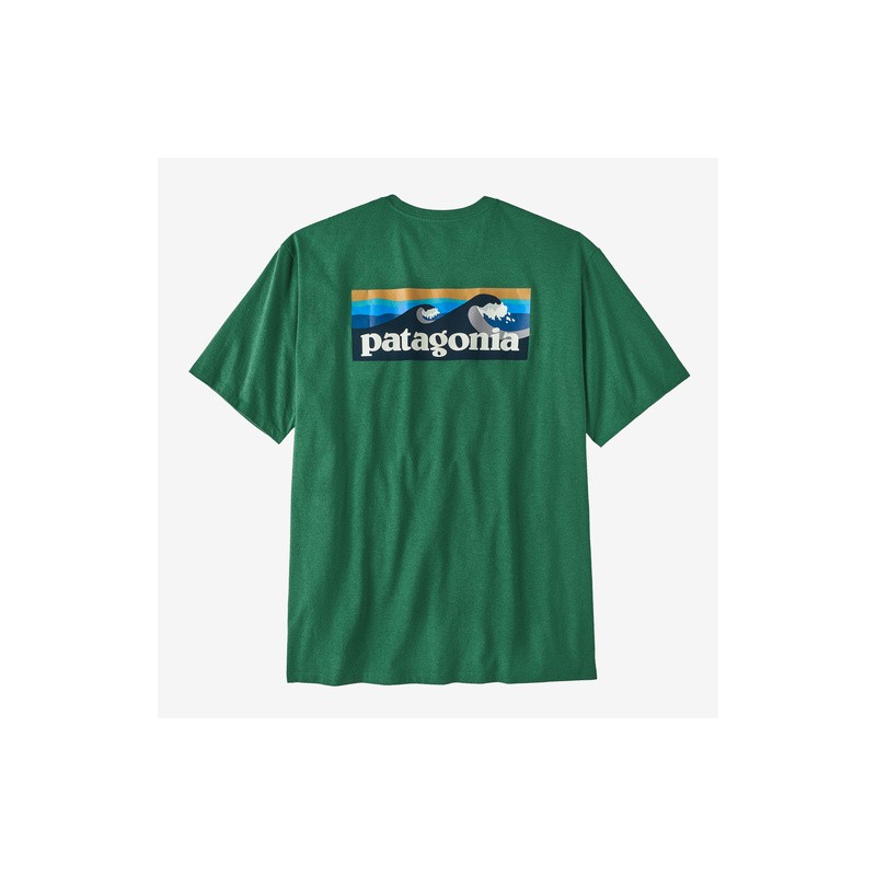 Patagonia M'S Boardshort Logo Pocket Respons T-Shirt M/M Gather Green Uomo - Giuglar Shop