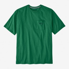 Patagonia M'S Boardshort Logo Pocket Respons T-Shirt M/M Gather Green Uomo - Giuglar Shop