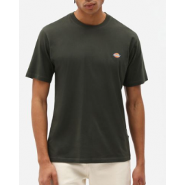 Dickies Ss Mapleton T-Shirt Olivgreen T-Shirt M/M Verdone Logo Picc Uomo - Giuglar