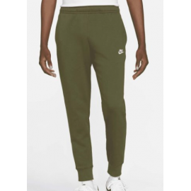 Nike M Nsw Club Jggr Pantalone Felpato Polsino Verde Uomo - Giuglar
