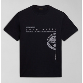 Napapijri S-Manta Ss 1 Black 041 T-Shirt M/M Nera Uomo - Giuglar