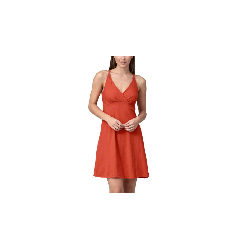 Patagonia W'S Amber Dawn Dress Pimento Red Abito Donna - Giuglar