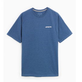 Patagonia M'S P-6 Logo Respons-T-Shirt M/M Utility Blue Stampa Retro Uomo - Giuglar