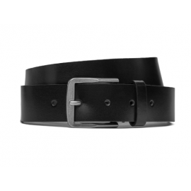 Calvin Klein Accessori Classic Flat R Lthr Belt 35Mm Black Cintura Nera Uomo - Giuglar