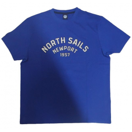 North Sails Newport Comfort Fit Surf Blue T-Shirt M/M Blu Elettrico Uomo - Giuglar