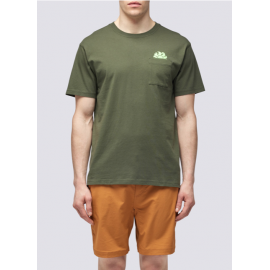 Sundek T-Shirt M/M Taschino Dark Army Green Uomo - Giuglar Shop