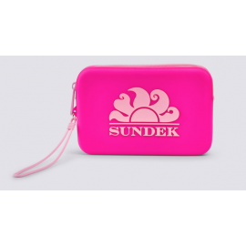 Sundek Small Necessaire Pochette Silicone Shocking Pink - Giuglar Shop