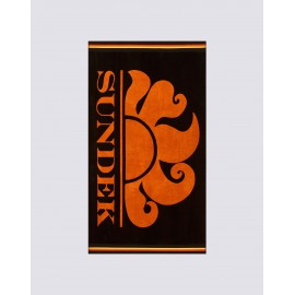 Sundek Classic Logo Telo Mare Black - Giuglar Shop