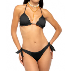 4GIVENESS Bikini Triangolo E Slip Exchange Color Nero Donna - Giuglar