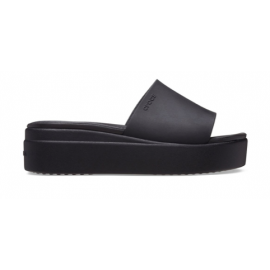 Crocs Brooklyn Slide Black Ciabatta Fascia Platform Donna - Giuglar Shop