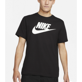 Nike M Nsw Tee Icon Swoosh T-Shirt M/M Nera Swoosh Bianco Uomo - Giuglar Shop