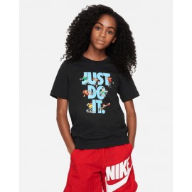Nike K Nsw Tee Jdi Multi Sport T-Shirt M/M Nera Stampa Junior Bimbo - Giuglar Shop