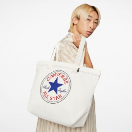 Converse Graphic Tote Bag Shopping Tela Logo Panna - Giuglar Shop