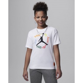 Nike Jordan Jdg Fuel Up Cool Down Liquid W T-Shirt M/M Bianca Scritte Junior - Giuglar Shop