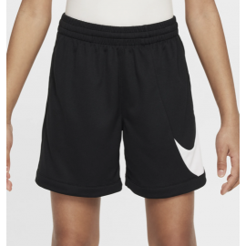 Nike Junior B Nk Df Multi+ Swoosh Short Nero Big Logo Bianco Junior Bimbo - Giuglar Shop